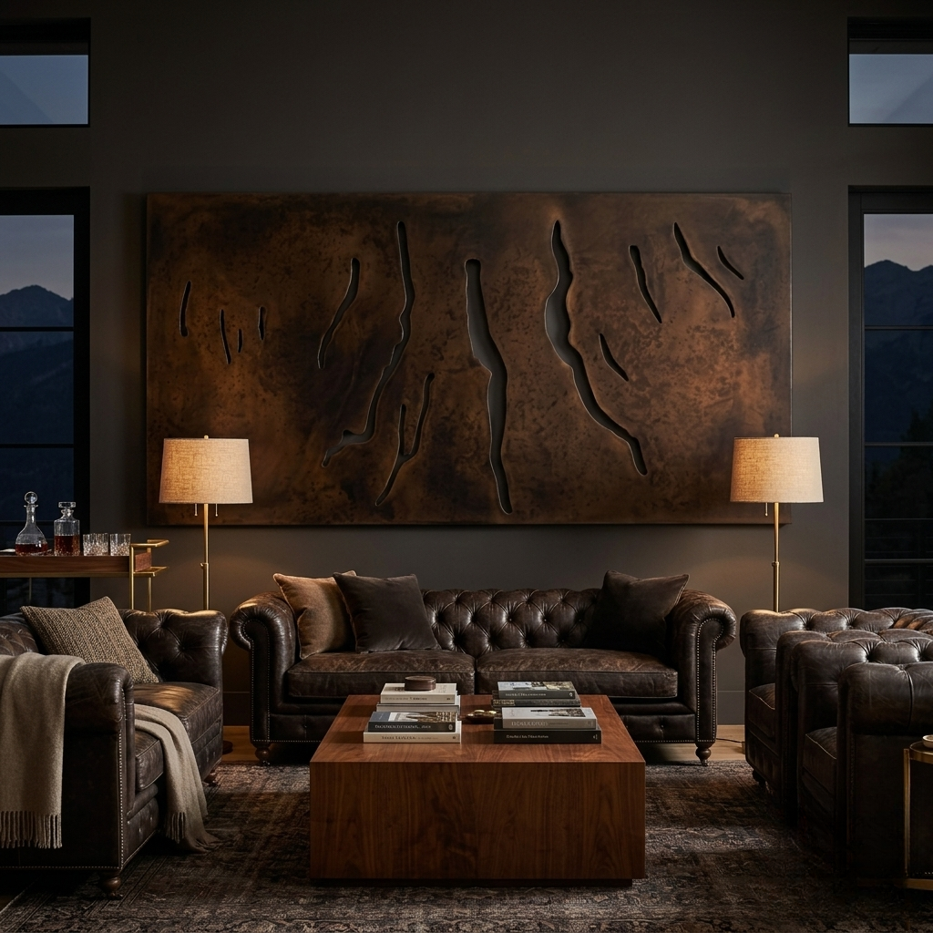 The Finger Lakes - Metal Wall Art - Umber - Anthem Classic (3)