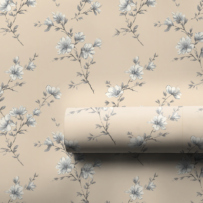 White Vine Wrapping Paper