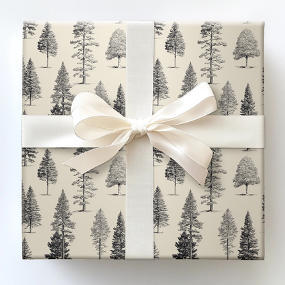 Present Pine Wrapping Paper