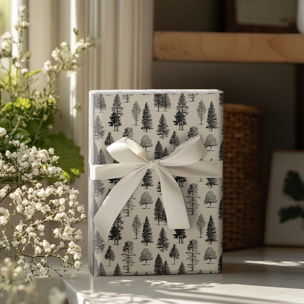Present Pine Wrapping Paper