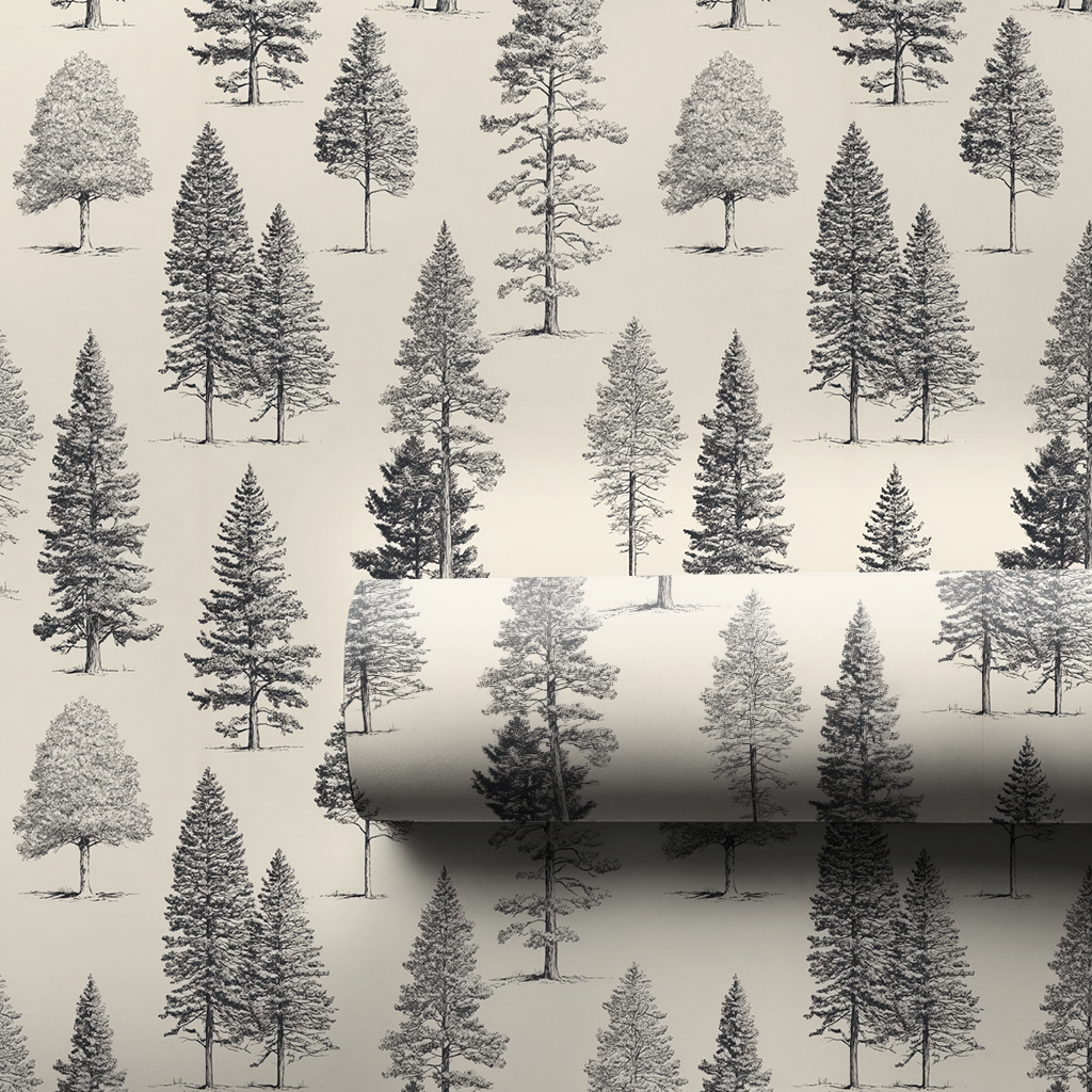 Present Pine Wrapping Paper