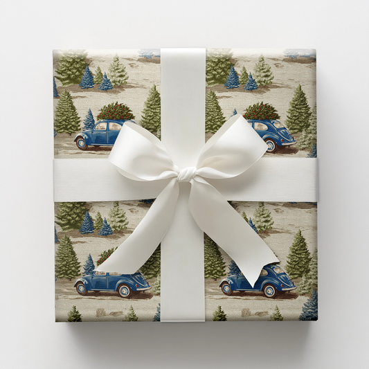 Blue Mount Forest Wrapping Paper