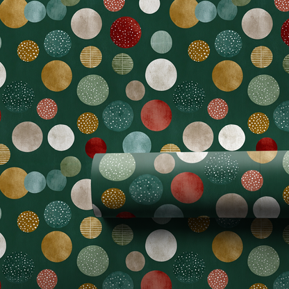 Evergreen Confetti Wrapping Paper