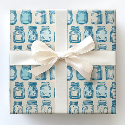 Marmalade Blue Wrapping Paper