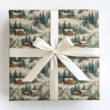 Iceton Village Wrapping Paper