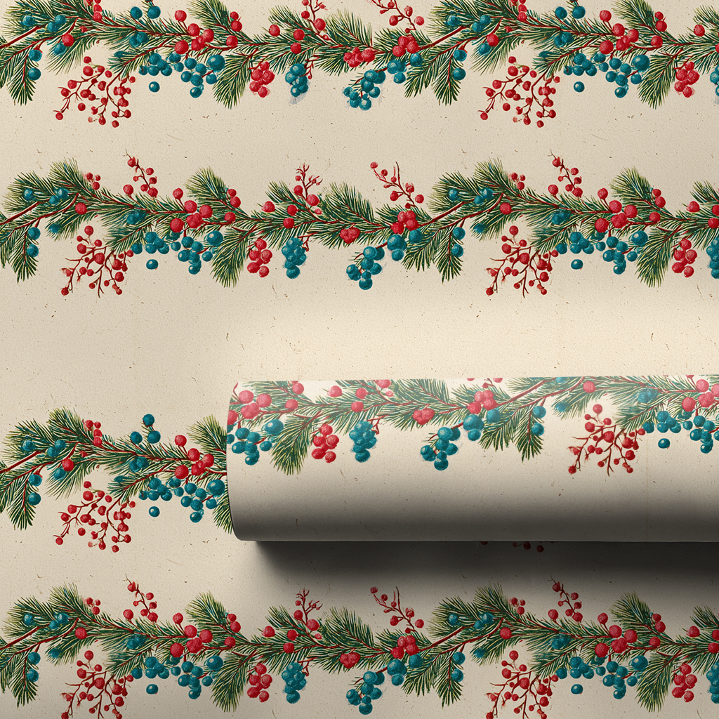 Baubleberry Wrapping Paper
