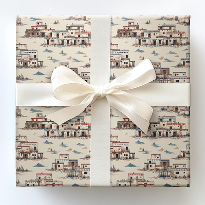 Pueblo Holiday Wrapping Paper