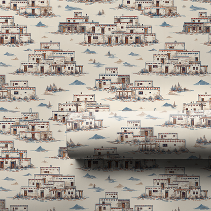Pueblo Holiday Wrapping Paper