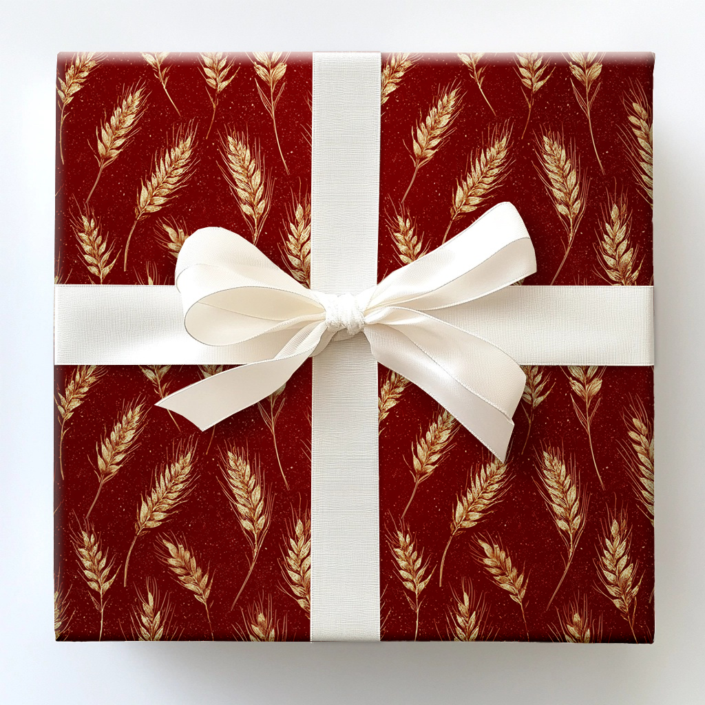 Wheat Wishes Wrapping Paper