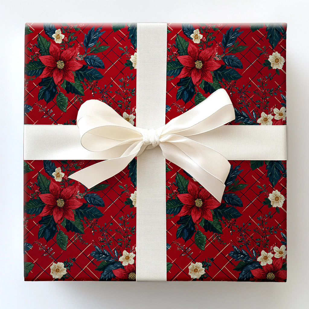 Jackson Red Wrapping Paper