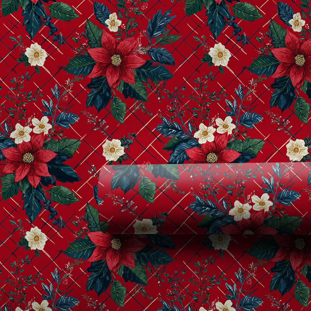 Jackson Red Wrapping Paper