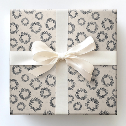 Wreath and Warmth Wrapping Paper