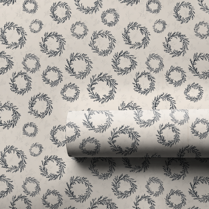 Wreath and Warmth Wrapping Paper