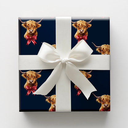 Amarillo Alpine Moo Wrapping Paper