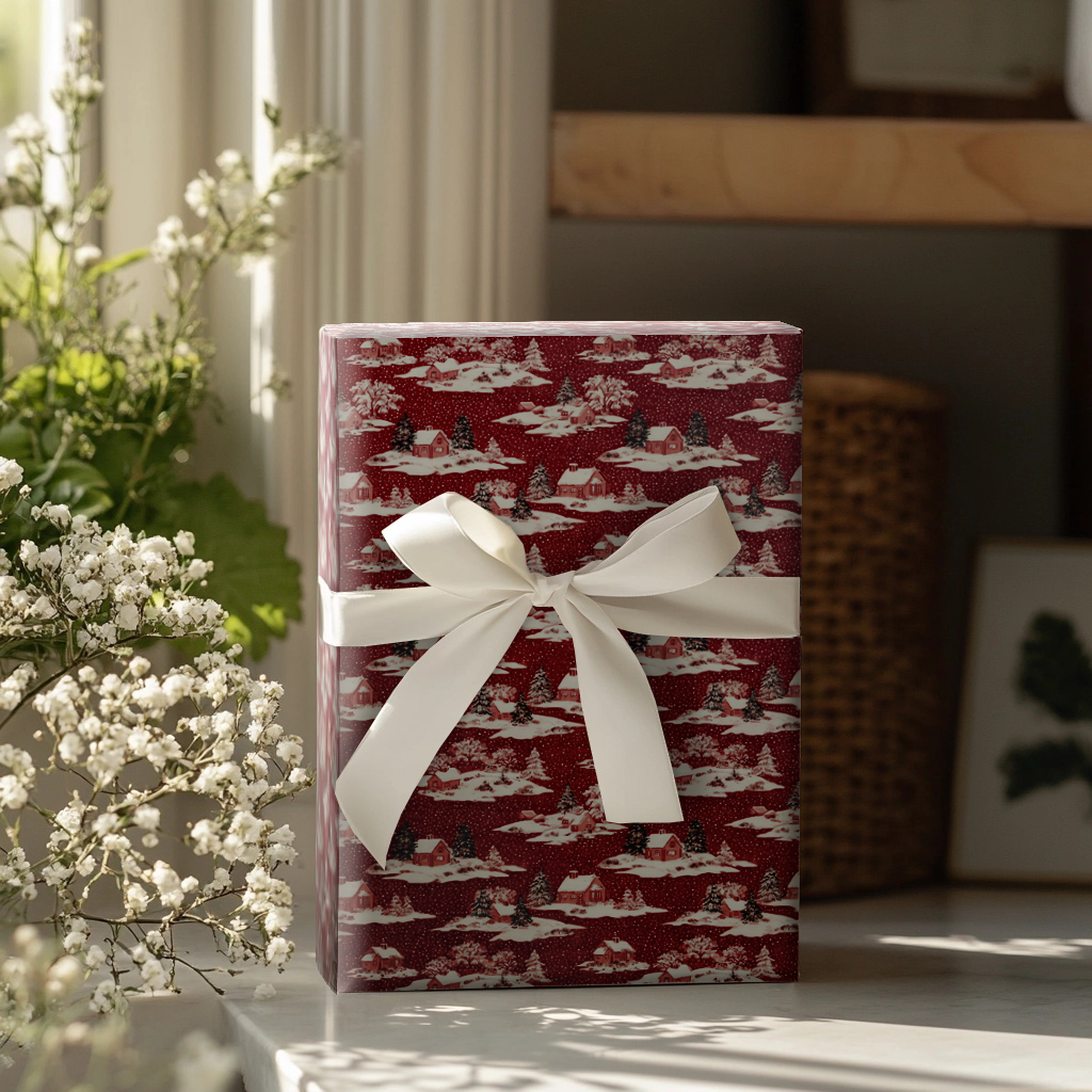 Candleford Frost Wrapping Paper
