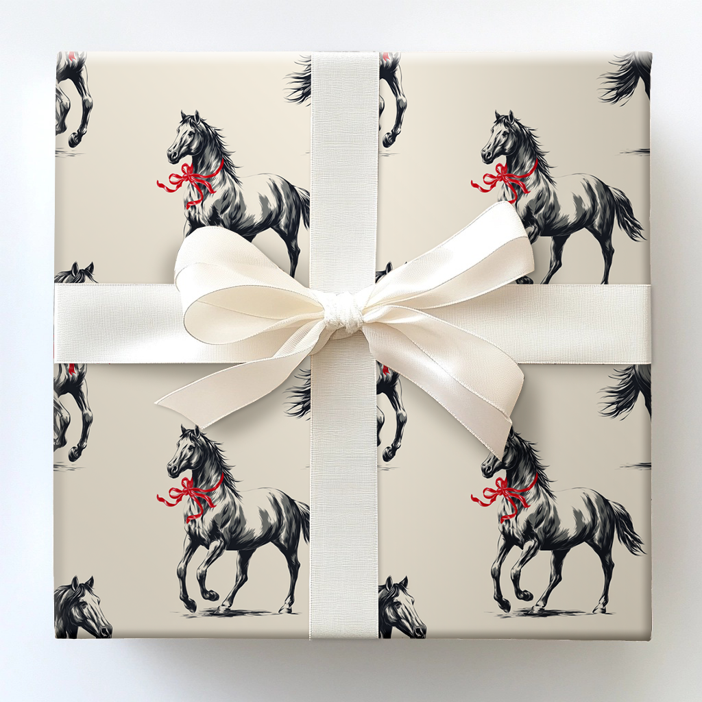 Old West Evergreen Wrapping Paper
