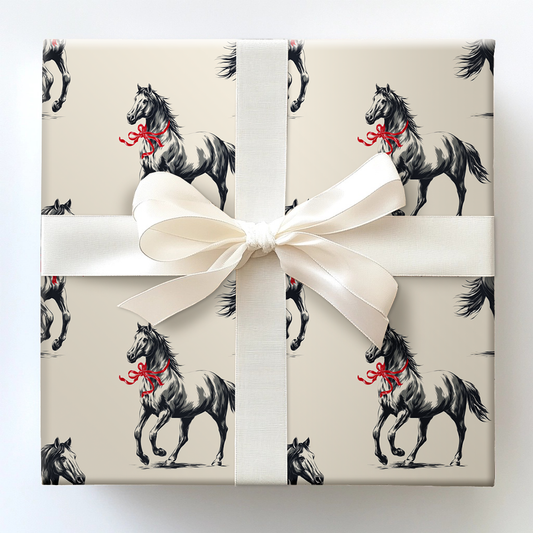 Old West Evergreen Wrapping Paper