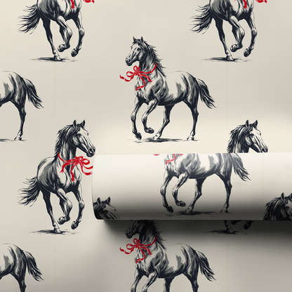 Old West Evergreen Wrapping Paper