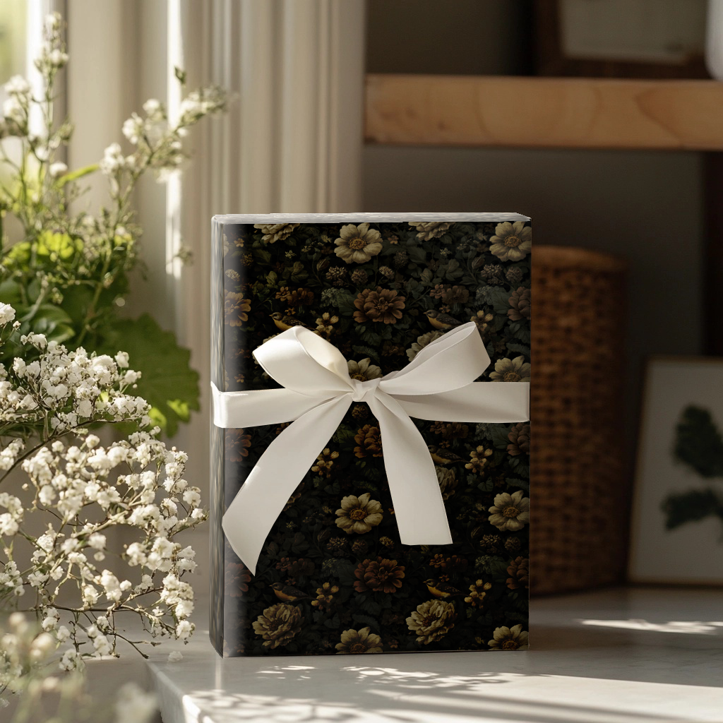 Antique Garden Wrapping Paper