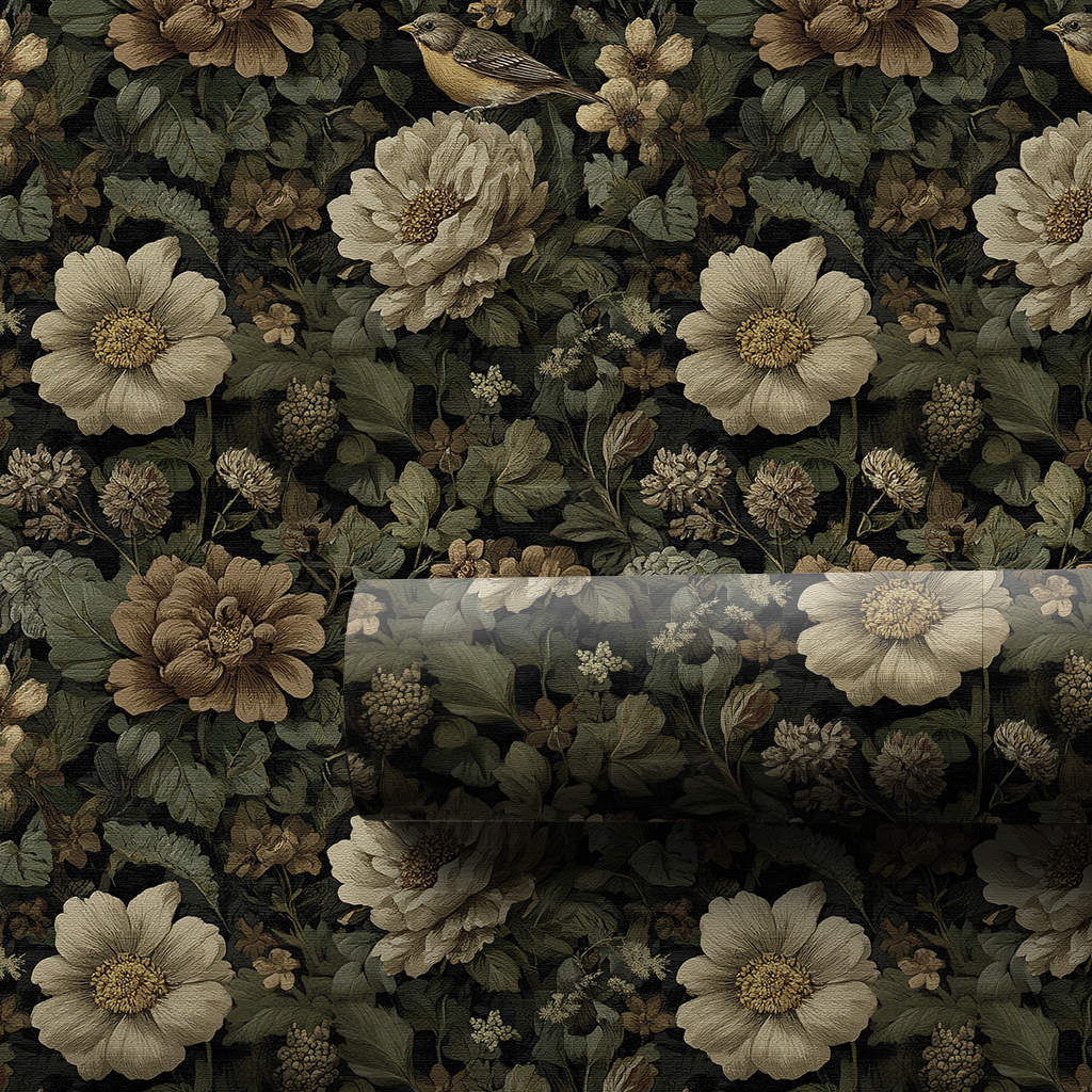 Antique Garden Wrapping Paper