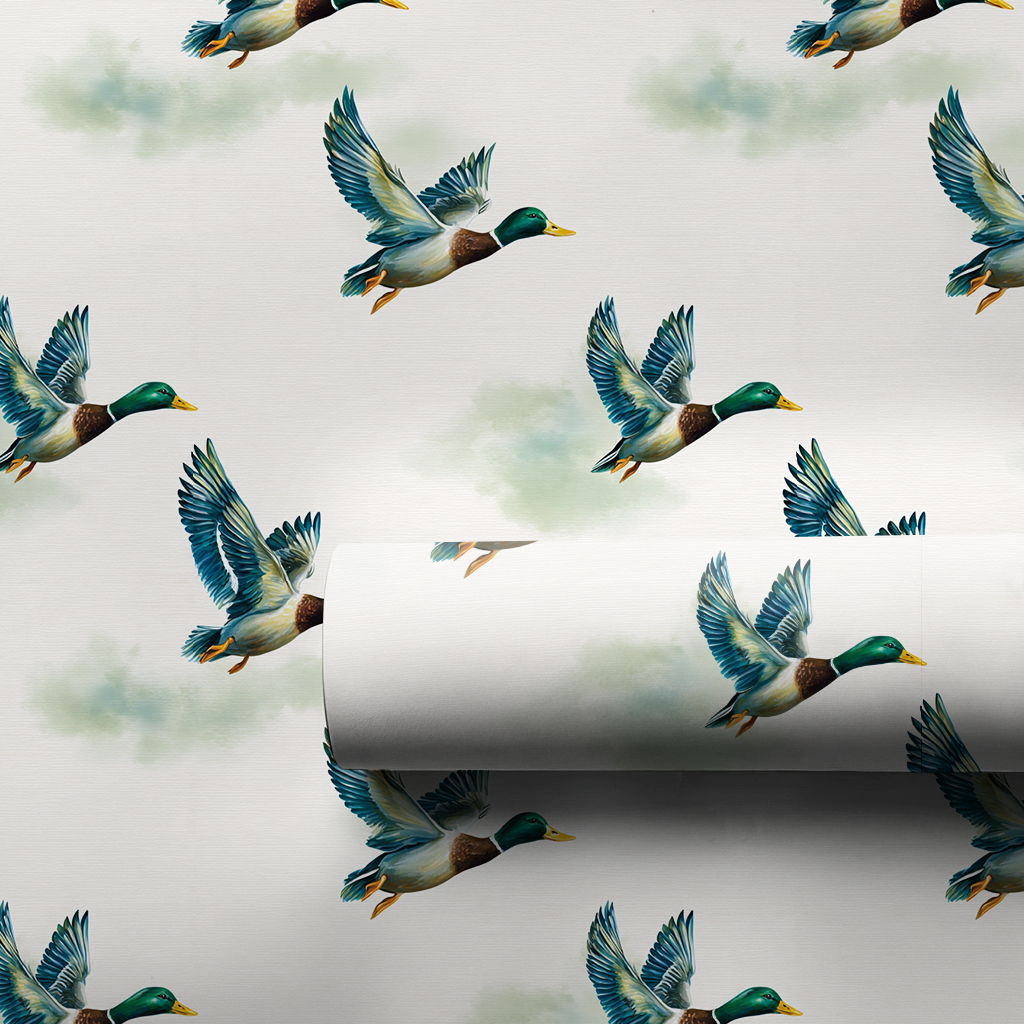 Blinded Duck Wrapping Paper