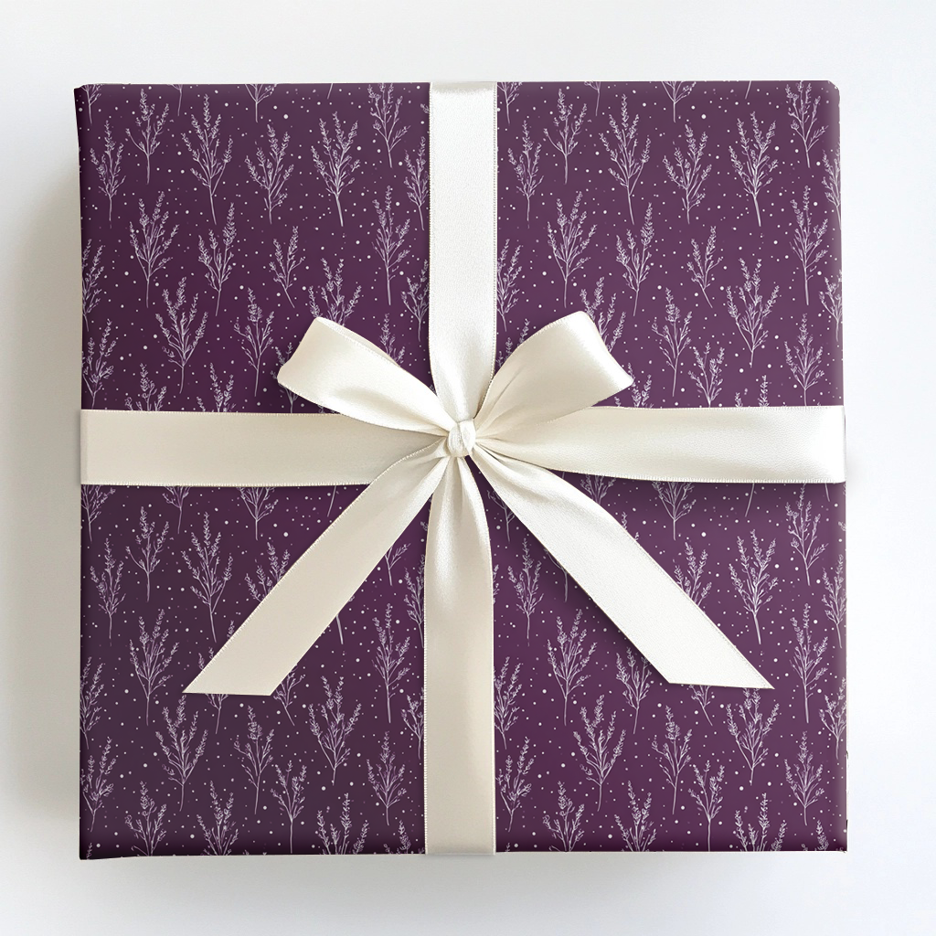 Lavender Lane Wrapping Paper
