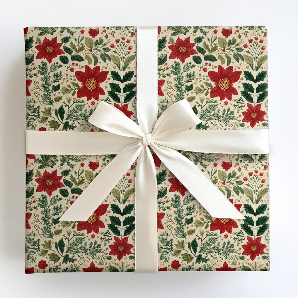 Winter Garden Wrapping Paper
