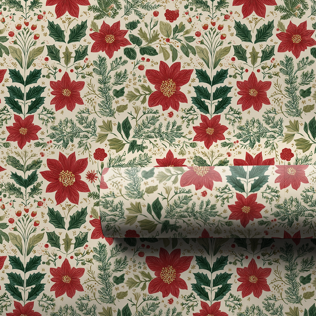 Winter Garden Wrapping Paper