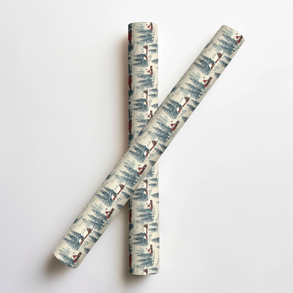 Magnolia Snow Wrapping Paper