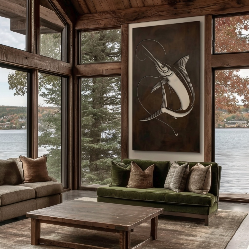 The Marlin - Metal Wall Art - Forge
