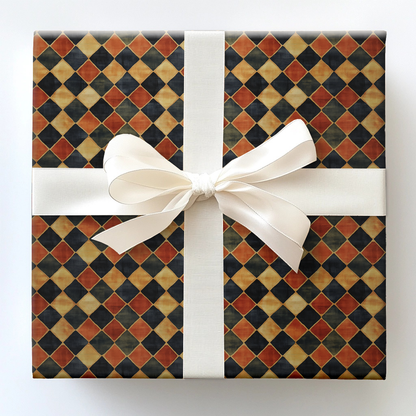 Belmont Check Wrapping Paper