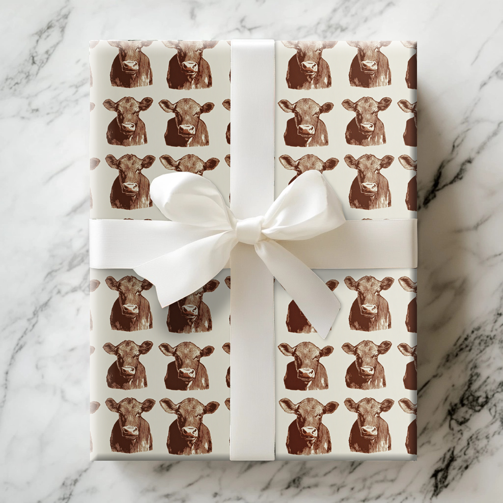 Chesney Cow Wrapping Paper