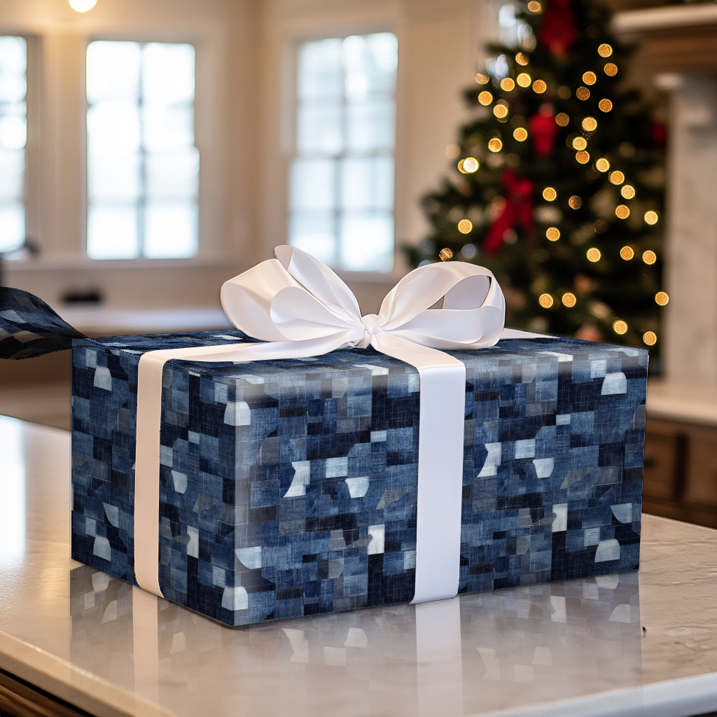 Clifton Denim Wrapping Paper