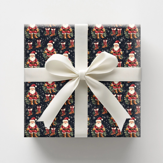 Country Claus Wrapping Paper