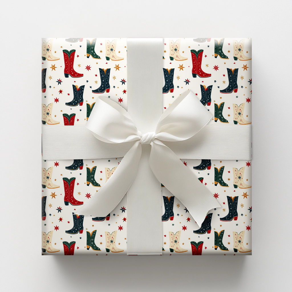 Finn Boot Wrapping Paper