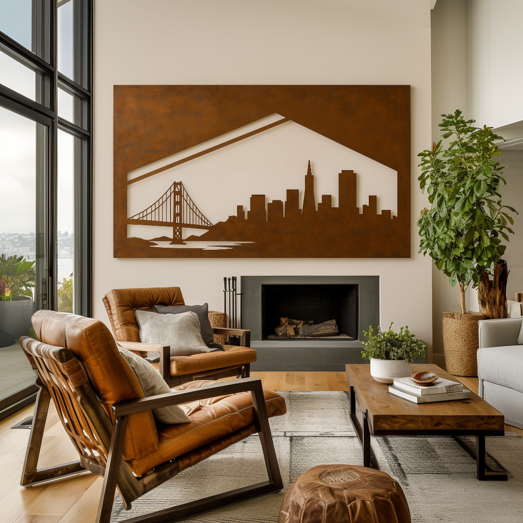 The Golden Gate - Metal Wall Art