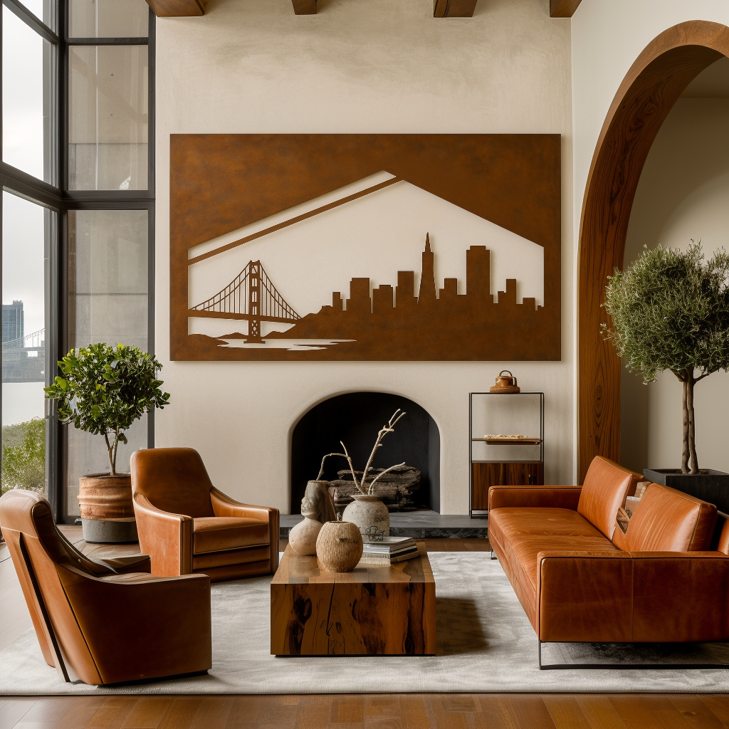 The Golden Gate - Metal Wall Art