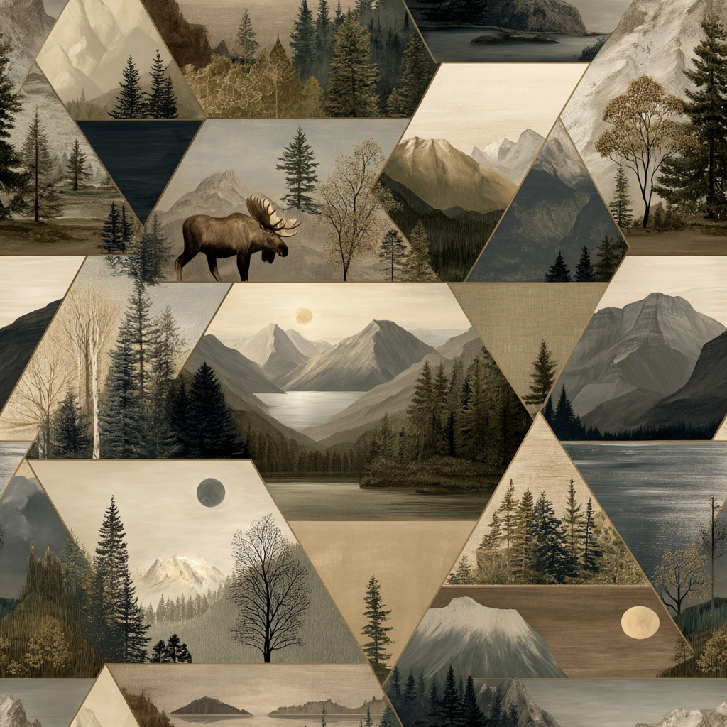 Hidden Lake Wallpaper