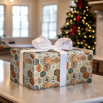 Madison Tile Wrapping Paper