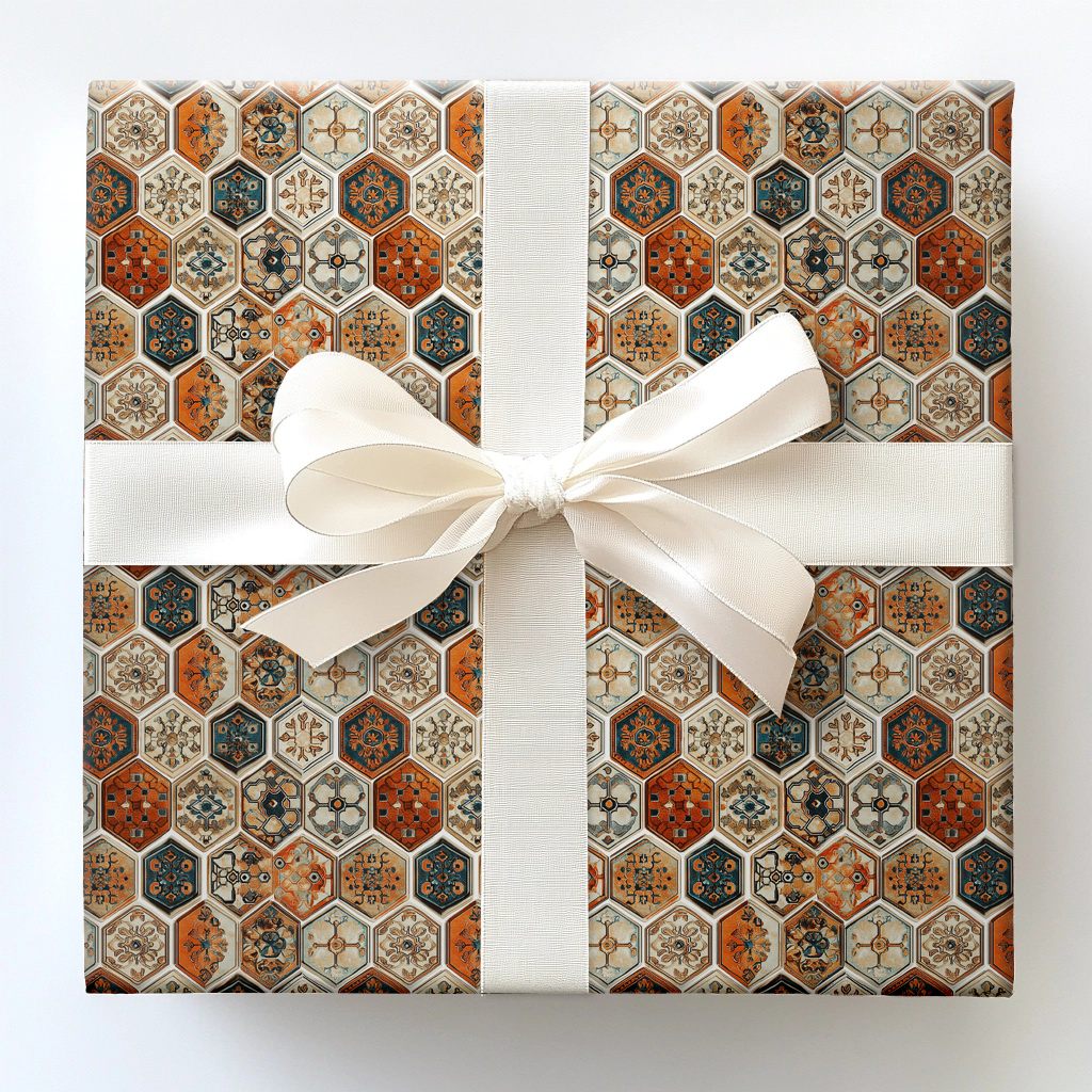 Madison Tile Wrapping Paper