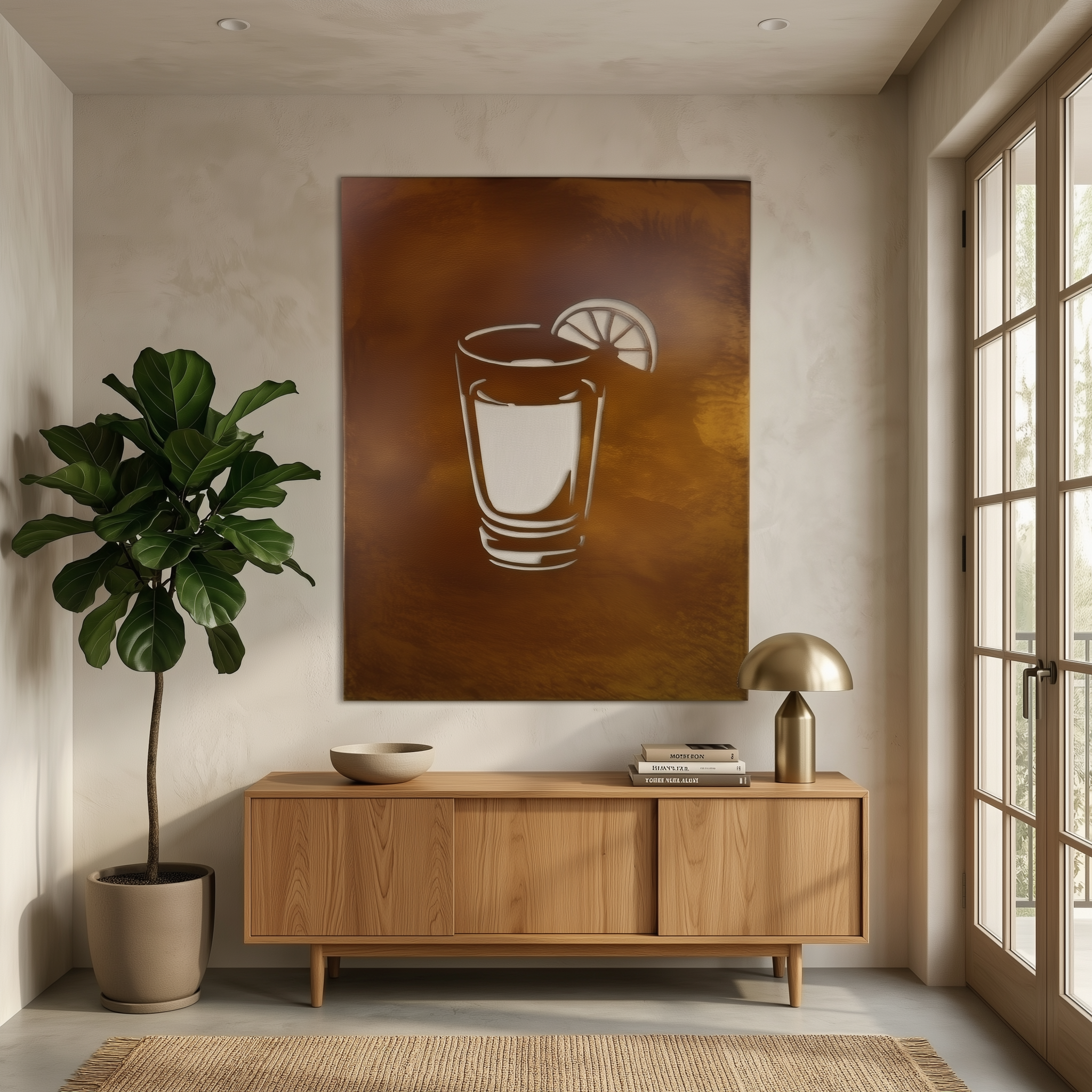 The Salud - Metal Wall Art - Oxide
