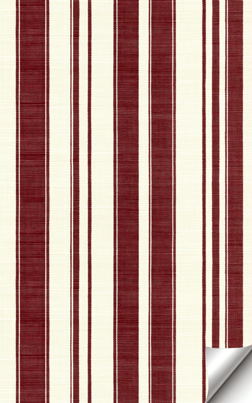 Beauregard Abstract Red Stripes Wallpaper - Anthem Classic