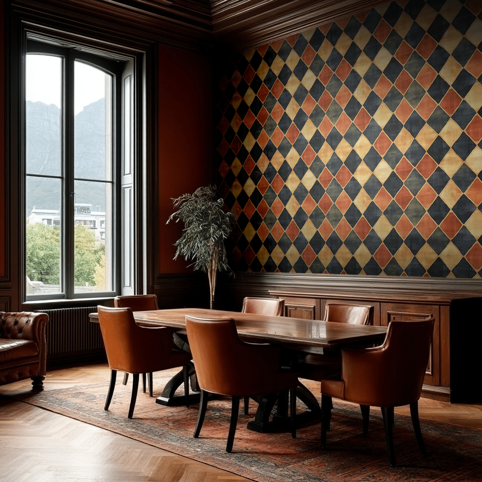 Belmont Check Wallpaper - Anthem Classic