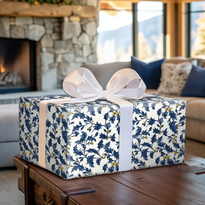 Maine Leaf Wrapping Paper