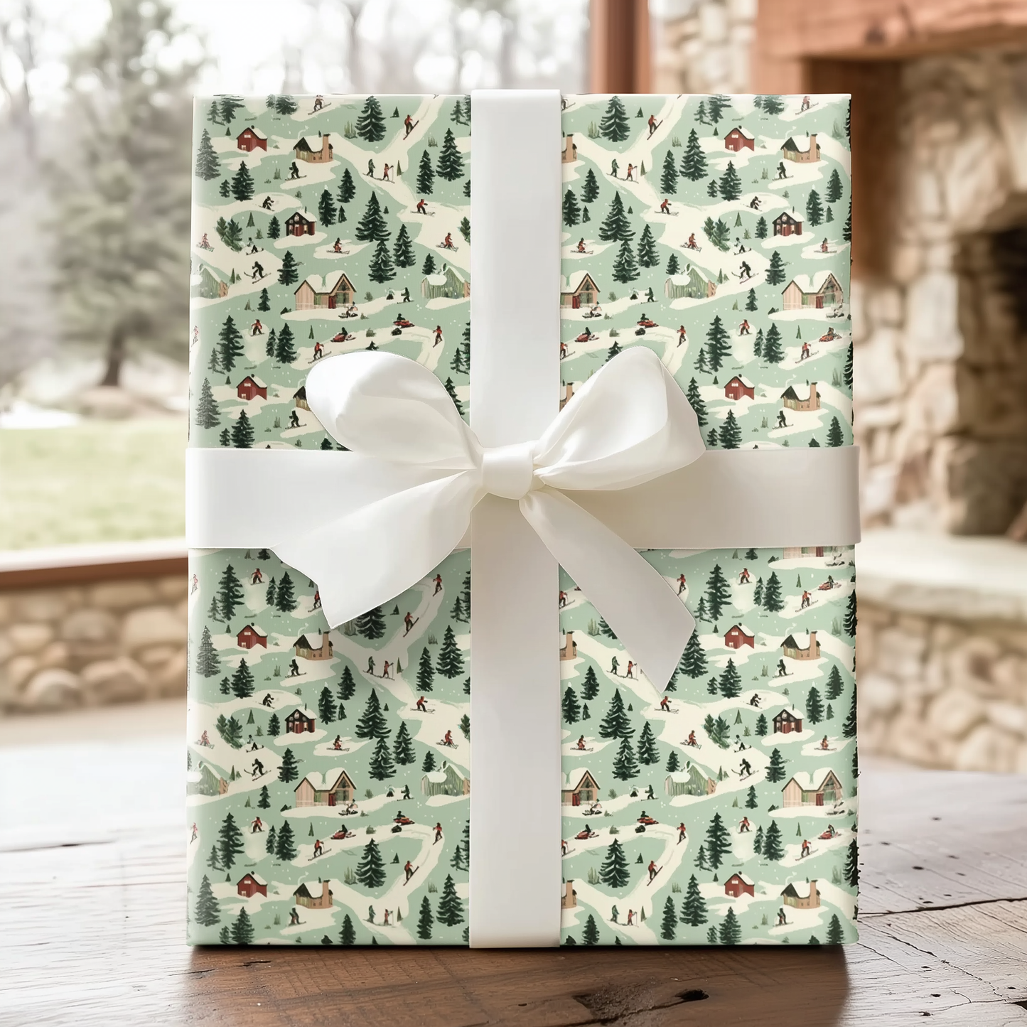 Sloping Wrapping Paper