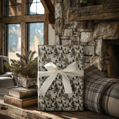 Wyatt Wintergreen Wrapping Paper