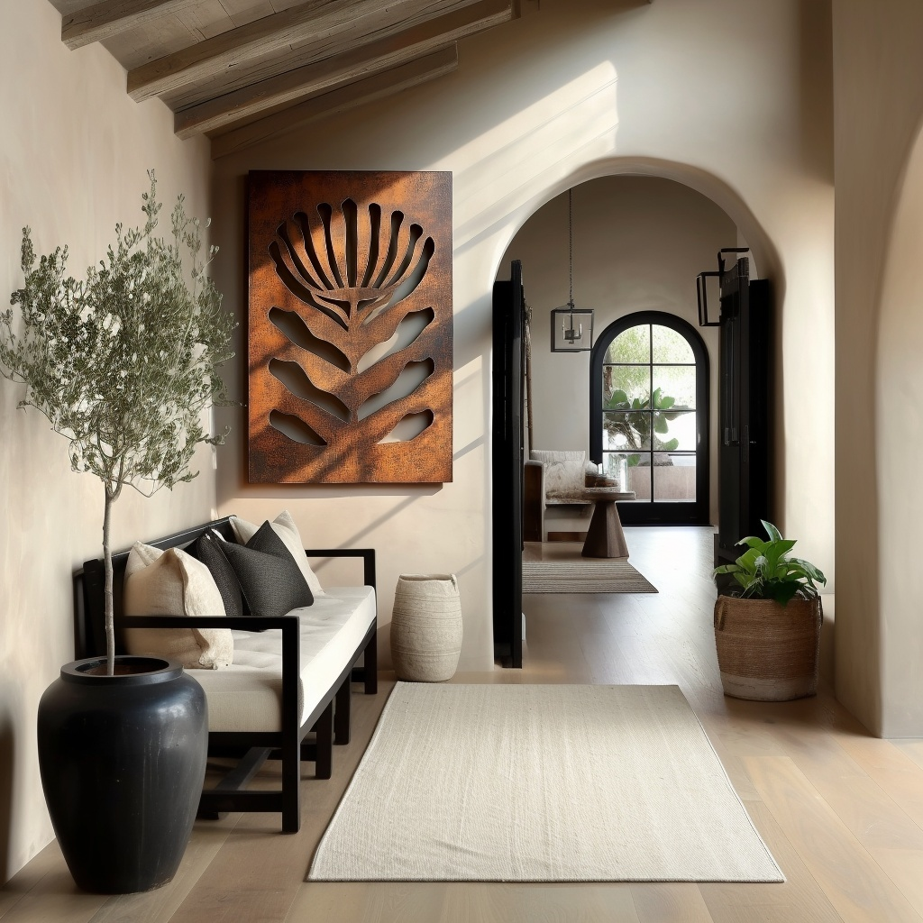 The Protea - Metal Wall Art