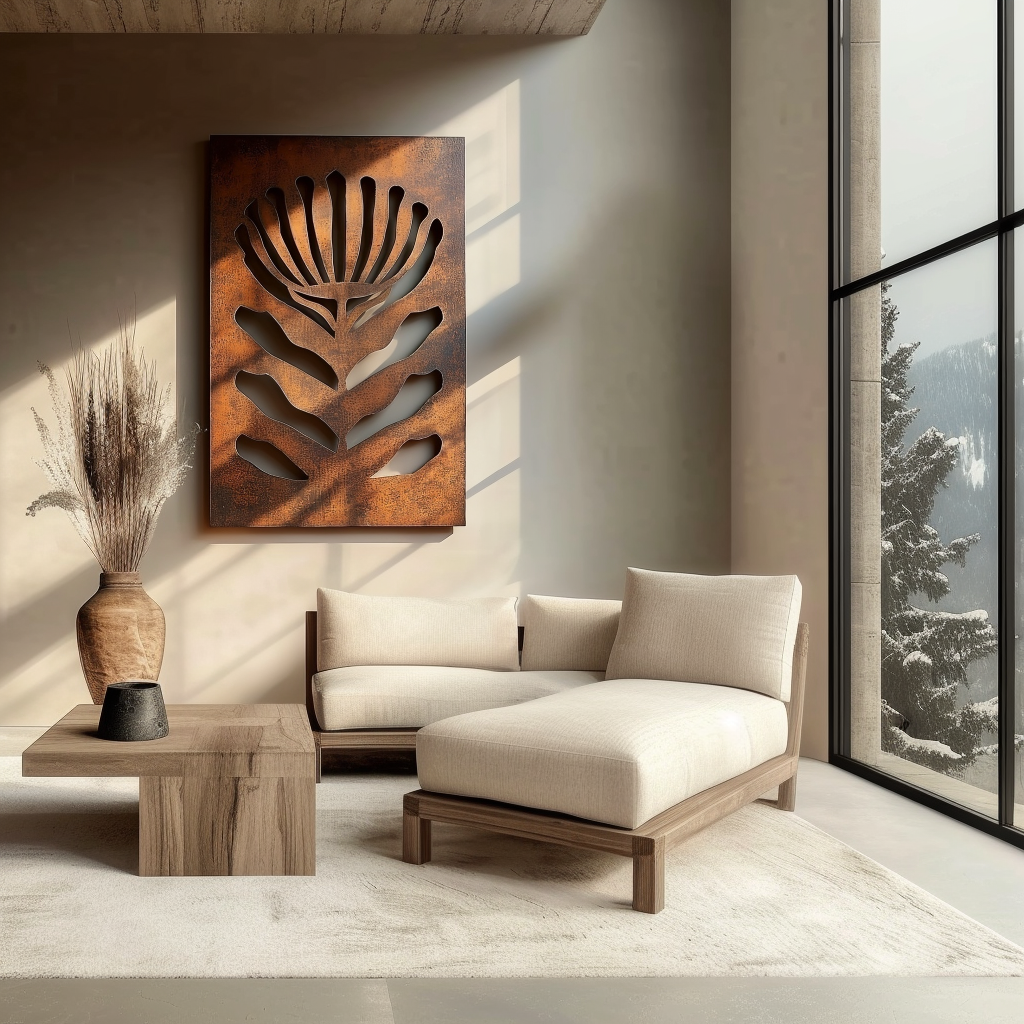 The Protea - Metal Wall Art