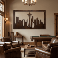 Emerald City - Metal Wall Art - Umber