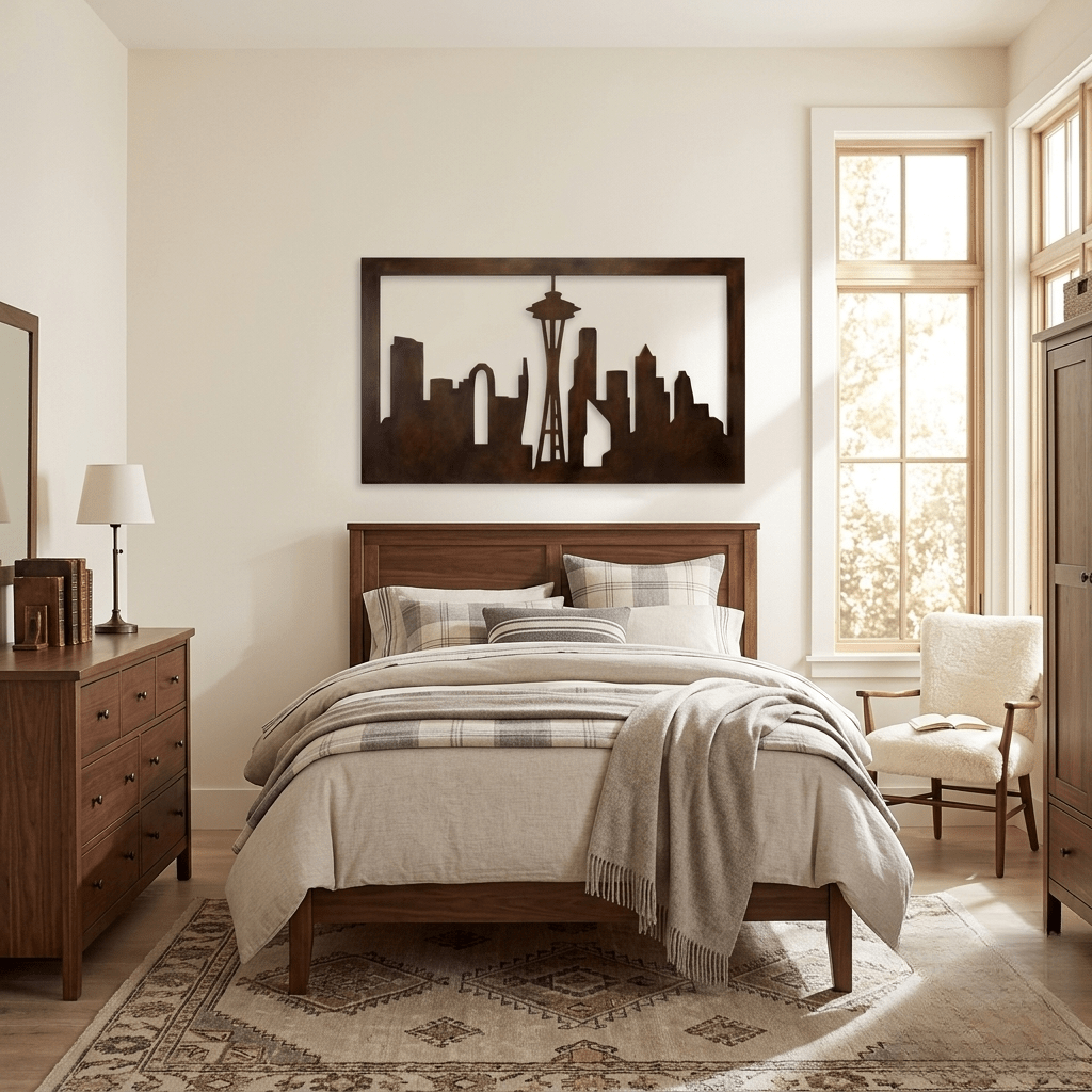 Emerald City - Metal Wall Art - Umber - Anthem Classic